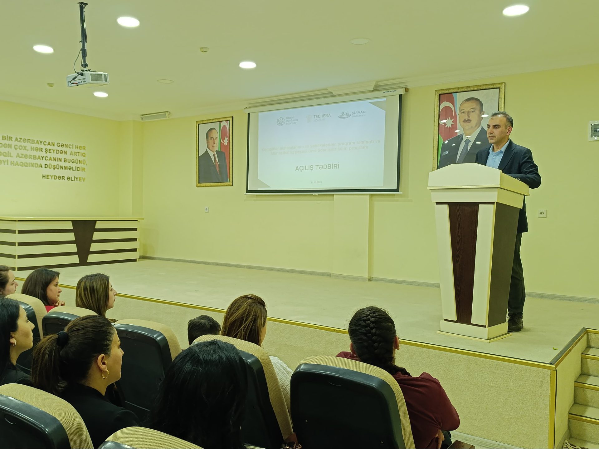 Şirvan şəhərində açılış mərasimi